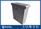 बैक पैनल / सर्किट ब्रेकर बॉक्स के साथ रेनप्रूफ रोबस्ट IP55 आउटडोर पोल माउंट एनक्लोजर