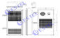 DC48V 180W / K संलग्नक हीट एक्सचेंजर IP55 R134A रेफ्रिजरेंट एंबेडेड माउंटिंग