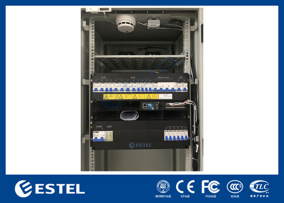 दूरसंचार बिजली प्रणाली 18 किलोवाट 300 ए रेक्टिफायरों के साथ IP65 आउटडोर पावर संलग्नक