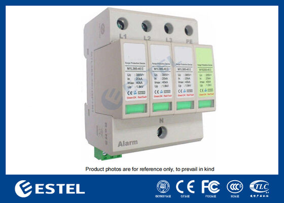 M1L385-40 II बिजली वितरण के लिए ओवरज सुरक्षा उपकरण (SPD) - 40kA ओवरज करंट, 230V/400VAC, रिमोट अलार्म पोर्ट, DIN रेल स्थापना, IP20, वर्ग C सुरक्षा