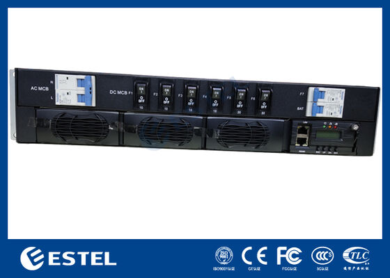 मॉड्यूलर टेलीकॉम डीसी पावर सिस्टम एसएनएमपी / वेब-आधारित रिमोट प्रबंधन के साथ