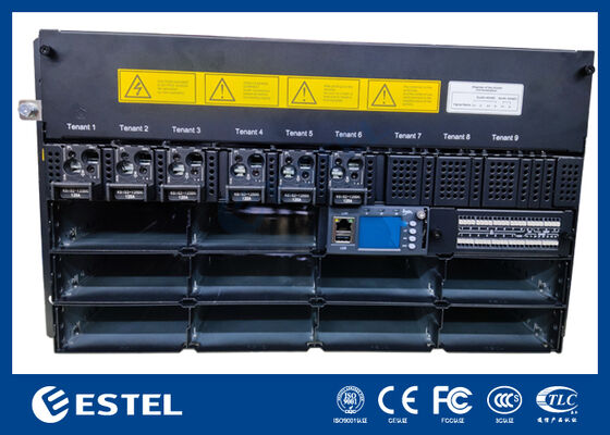 6U 30kw रैक माउंट 48VDC दूरसंचार बुद्धिमान बिजली वितरण इकाई