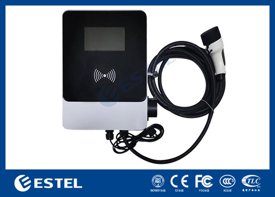 आउटडोर इलेक्ट्रिक कार चार्जिंग ढेर मंजिल घुड़सवार एकल बंदूक 32A 22kw ईवी चार्जिंग स्टेशन
