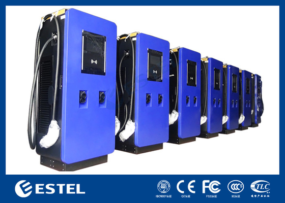 2 गन Ocpp 60kW/90kW/120kW/150kW DC EV चार्जिंग स्टेशन IP54 10' टच स्क्रीन के साथ