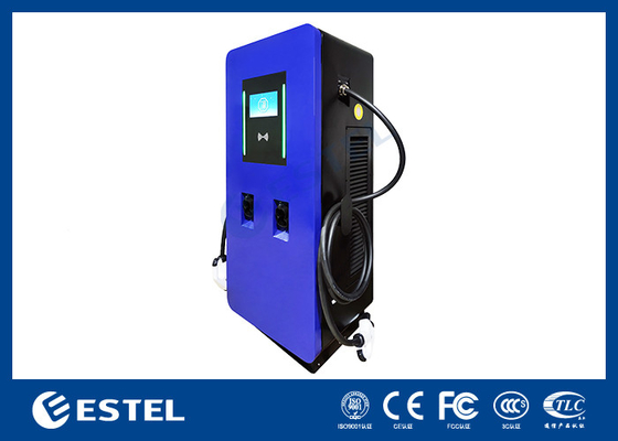 2 गन Ocpp 60kW/90kW/120kW/150kW DC EV चार्जिंग स्टेशन IP54 10' टच स्क्रीन के साथ