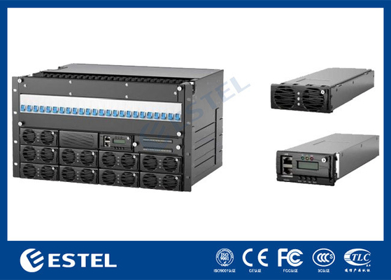 DC48V 450A बैकअप पावर सप्लाई सिस्टम 19-इंच 6U मानक रेक्टिफायर पावर दूरसंचार कैबिनेट