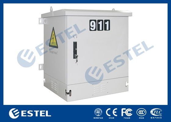 सिंगल वॉल सिक्योरिटी आउटडोर इलेक्ट्रिकल एनक्लोजर सपोर्टिंग वॉल माउंटेड / पोल माउंटेड और फ्लोर माउंटेड