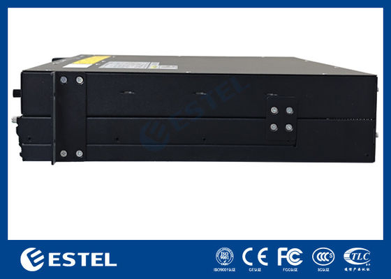 ET48200 M5E32A 2U कॉम्पैक्ट दूरसंचार बिजली प्रणाली उच्च घनत्व 12KW रैक-माउंट