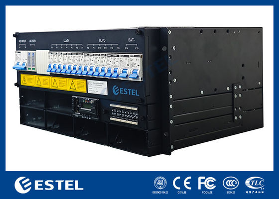 ESTEL ET48300 M5E65A 5U आउटडोर दूरसंचार कैबिनेट के लिए एम्बेडेड पावर सिस्टम, दूरसंचार के लिए कॉम्पैक्ट डिजाइन रेक्टिफायर सिस्टम