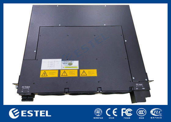 -48VDC से 220VAC 1U कॉम्पैक्ट हाइट इन्वर्टर डीसी से एसी पावर सप्लाई टेलीकॉम पावर सिस्टम के लिए