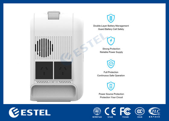 ESTEL eCandle 1KWH पोर्टेबल पावर स्टेशन LiFePO4 बैटरी सोलर चार्जिंग 300W आउटपुट यूपीएस बैकअप