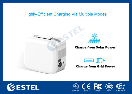 ESTEL eCandle 1KWH पोर्टेबल पावर स्टेशन LiFePO4 बैटरी सोलर चार्जिंग 300W आउटपुट यूपीएस बैकअप