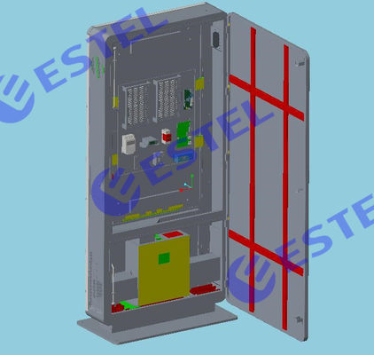 कियॉस्क / एलसीडी मॉनिटर आउटडोर कैबिनेट एयर कंडीशनर 500W 220VAC 50Hz उच्च परिशुद्धता