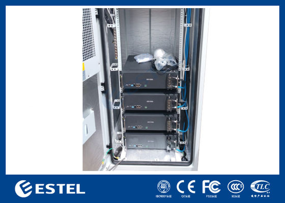 दूरसंचार उपकरण के लिए 18kW 300A दूरसंचार शक्ति प्रणाली के साथ आउटडोर दूरसंचार कैबिनेट डीसी बिजली की आपूर्ति सुधारक