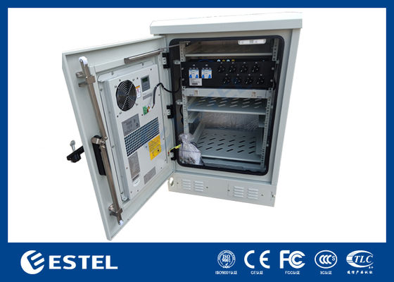 दूरसंचार बिजली प्रणाली के लिए पीडीयू और ओडीएफ के साथ IP55 आउटडोर दूरसंचार कैबिनेट