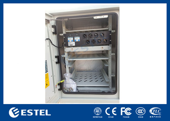 दूरसंचार बिजली प्रणाली के लिए पीडीयू और ओडीएफ के साथ IP55 आउटडोर दूरसंचार कैबिनेट