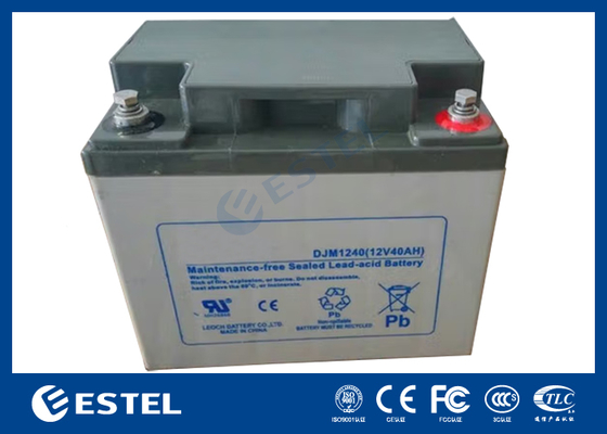 ESTEL DJM1240 12V 40Ah कॉम्पैक्ट लीड एसिड बैटरी दूरसंचार और बैकअप सिस्टम के लिए विश्वसनीय पावर समाधान