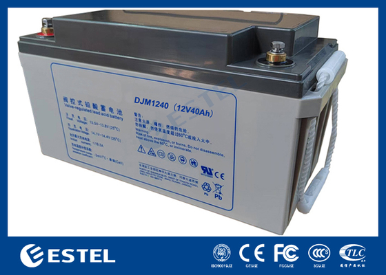 ESTEL DJM1240 12V 40Ah कॉम्पैक्ट लीड एसिड बैटरी दूरसंचार और बैकअप सिस्टम के लिए विश्वसनीय पावर समाधान