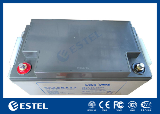 ESTEL DJM1240 12V 40Ah कॉम्पैक्ट लीड एसिड बैटरी दूरसंचार और बैकअप सिस्टम के लिए विश्वसनीय पावर समाधान