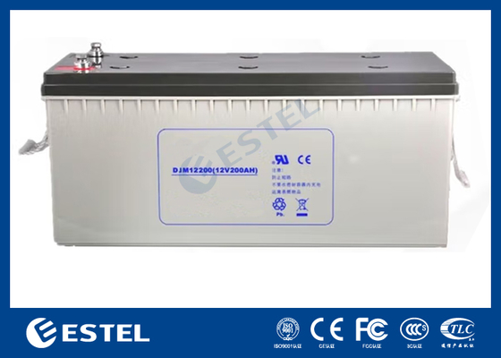 ESTEL DJM12200 12V 200Ah उच्च क्षमता वाली लीड एसिड बैटरी दूरसंचार और ऊर्जा भंडारण प्रणालियों के लिए औद्योगिक ग्रेड पावर समाधान
