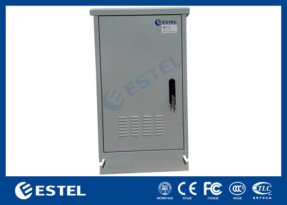 दूरसंचार अनुप्रयोगों के लिए एम्बेडेड 9KW 48VDC रेक्टिफायर पावर सिस्टम के साथ IP55 22U आउटडोर बैटरी कैबिनेट