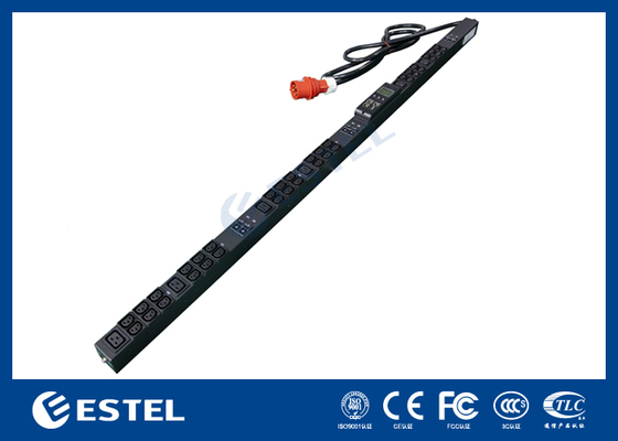 19 आउटलेट्स, इंटेलिजेंट प्रोटोकॉल पीडीयू, सर्ज प्रोटेक्शन, 16 ए/250 वी क्षमता, और विश्वसनीय सर्वर रैक बिजली वितरण और उपकरण सुरक्षा के लिए फ्लैट प्लग डिजाइन।