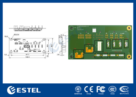 IP123000G2A Communication Inverter Module with 3 Ports – AC/DC Input/Output, Wide Temperature Range, and Intelligent Monitoring for Network Management