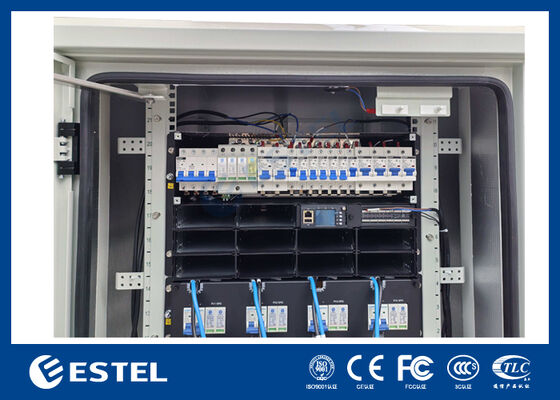 19 इंच 45U एयर कंडीशनर के साथ आसानी से इकट्ठा उपकरण कैबिनेट IP55 दूरसंचार संलग्नक