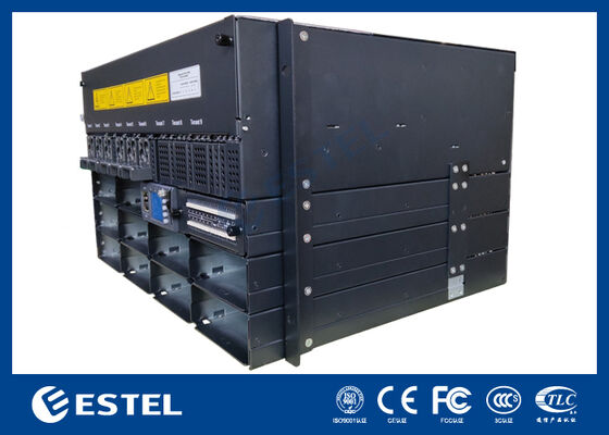 6U 30kw रैक माउंट 48VDC दूरसंचार बुद्धिमान बिजली वितरण इकाई