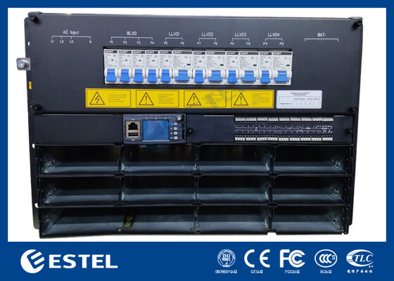 DC48V 7U 36kw इंडस्ट्रियल रेक्टिफायर सिस्टम सपोर्ट रिमोट मैनेजमेंट RS485