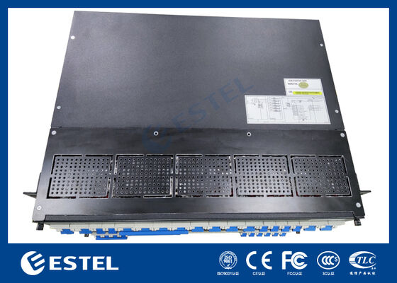 Compact DC Power Distribution System for Telecom Networks and Communication Infrastructure with Integrated MCB Protection SPD and Intelligent Monitoring