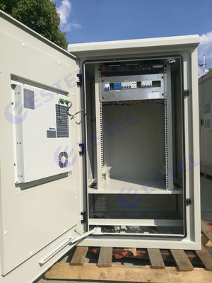 डीसी एयर कंडीशनर कूलिंग पोल माउंट संलग्नक बिजली की आपूर्ति 21U 19 इंच रैक के साथ