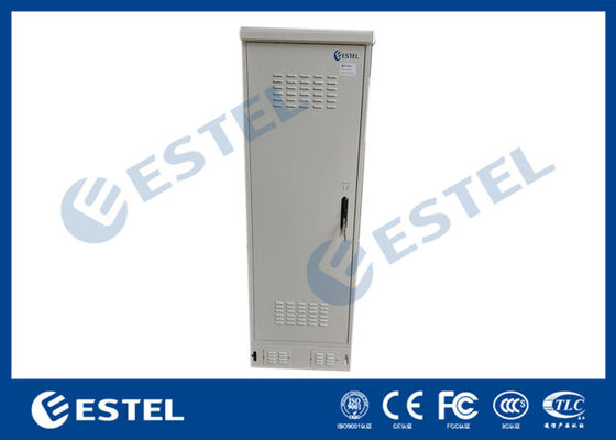 IP55 42U दूरसंचार उपकरण कैबिनेट सिंगल लेयर जस्ती स्टील