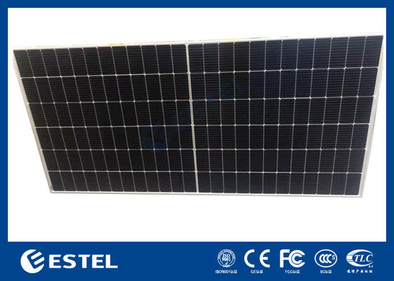 उच्च शक्ति आउटपुट मोनो हाफ-कट सिंगल मॉड्यूल 450W से 600W सोलर पैनल दूरसंचार बिजली प्रणाली के लिए