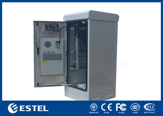डबल डोर IP55 वेदरप्रूफ डेटा कैबिनेट 1200W एयर कंडीशनर